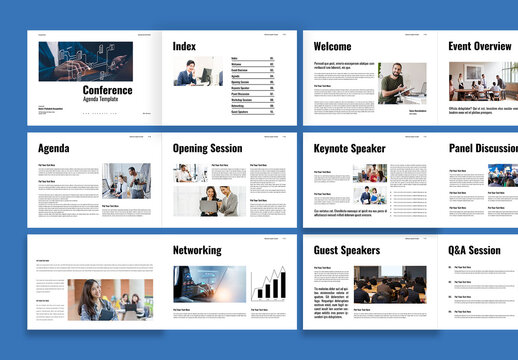 Conference Agenda Template Design