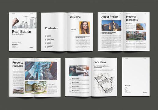 Real Estate Brochure Template Design