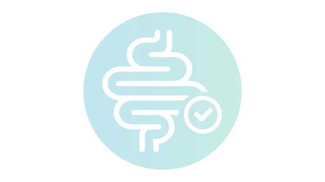 Digestion sing for design, icon, vector.