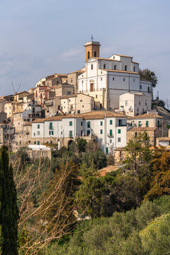 Scenic view of Altino, beautiful village in Chieti Province, Abruzzo, central Italy.
