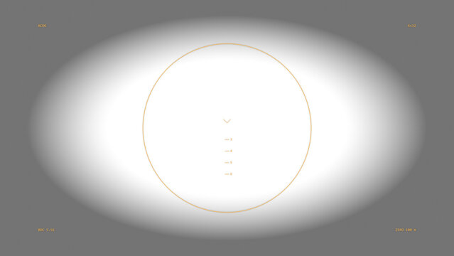 ACOG bullet-drop scope reticle viewfinder, transparent PNG
