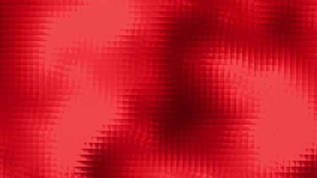 Sfondo animato a tema geometrico astratto con tasselli di colre rosso ed effetto movimento