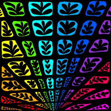 seamless pattern with flowers