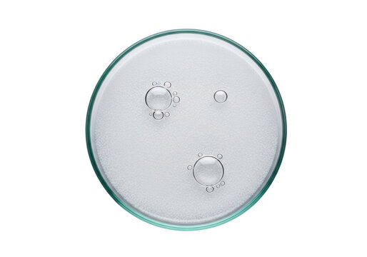 Round silver metal coin with embossed details isolated on white background
