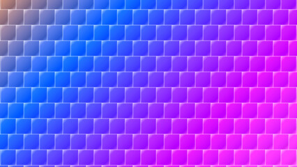 Fototapeta premium Abstract geometric gradient brick pattern