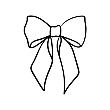 bow isolated on white background