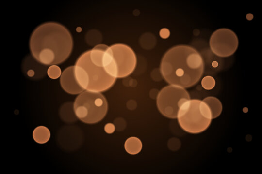 Gold bokeh background, PNG overlay, on two backgrounds on a black and white background. Christmas bokeh. Christmas bokeh lights. Overlay. Sparks.
