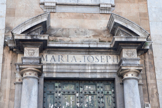 Palermo, Italy; January 1, 2026: Church of San Giuseppe dei Teatini in Palermo, Italy.