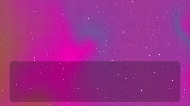 Abstract background with a purple and pink gradient featuring a dark rectangular text box.