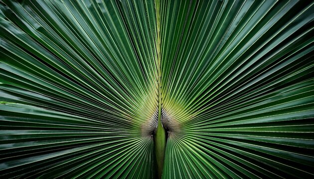 Tropical Palm Leaf Background Texture