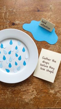 Engaging Paper Rain Drop Craft Activity for Low Attention Span Children
