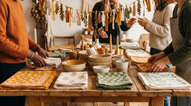 Handcrafted Textiles and Rustic Decor for India's Independence Day Celebration