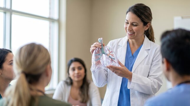 Physician Explains Lungs Model for World Lungs Day