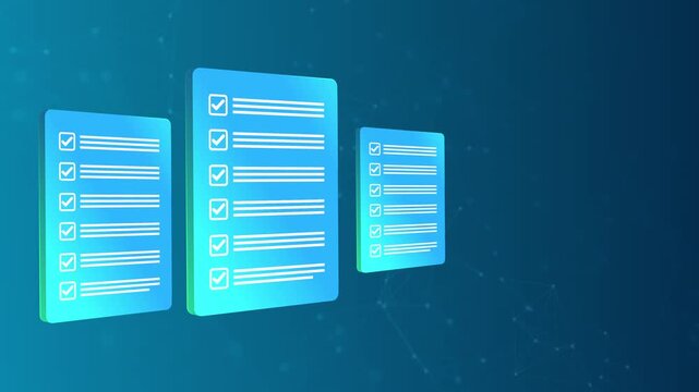 3D compliance and regulation concept. Digital interface showing standard guidelines, corporate policies, and legal governance for quality assurance and certification management.
