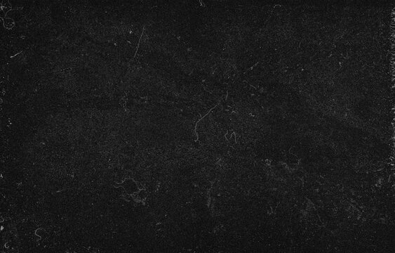 Heavy Film Scratch Texture Overlay, Grunge Black Background with Edge Damage and Dust for Cinematic Photo Design