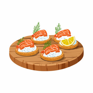 Krabben-Dill-Canap&eacute;s