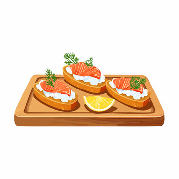 Krabben-Dill-Canap&eacute;s