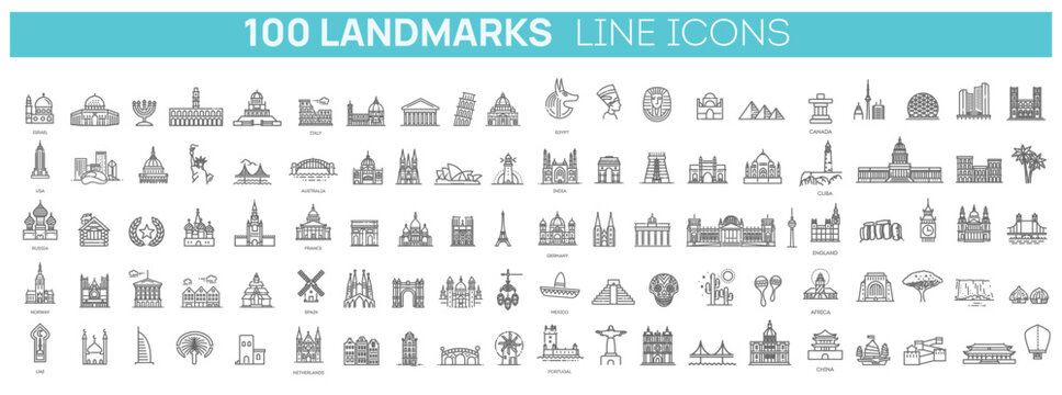 Tourist attractions. landmarks