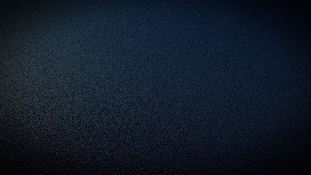 3D Rendering of Black Metal Background Fine Powder Coated Steel Texture Vignette