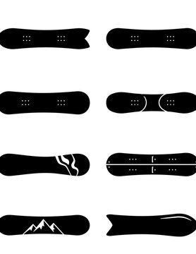 Snowboard Icon Set