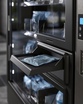 Commercial Laundry Detergent Vending Machine with Dispensing Tray