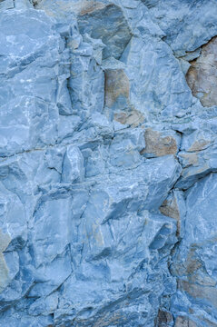 Geologic rock formation, abstract background. Blue dolomite abstract background.