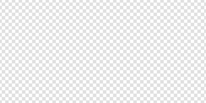 Gray and white transparency grid pattern seamless. Transparent checkered basic background PNG overlay style. Vector illustration.
