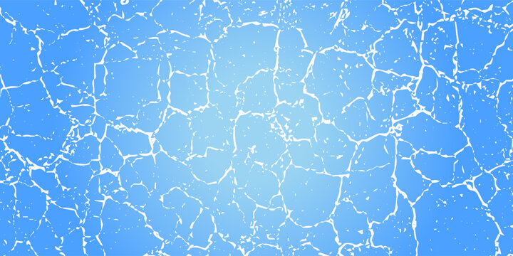 Winter blue background with a hockey scratched ice texture.vector design template ips