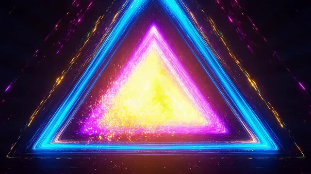 Price Particle Oscillation Within Converging Triangle: Triangular Geometry Particles Dynamics in Symmetrical Boundaries