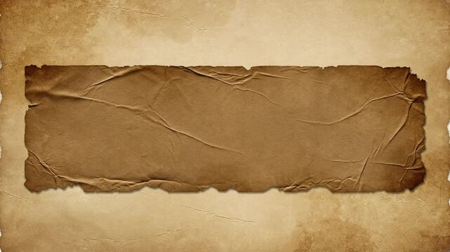Background of torn parchment with textured paper for historical design and message presentation
