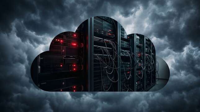Cloud computing and database server hosting technology background