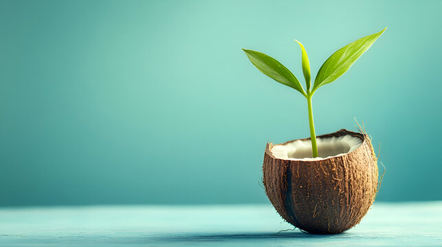 coconut on the tree