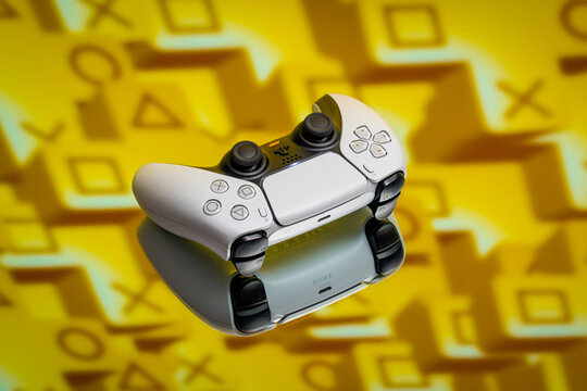 July 20, 2026, Odessa, Ukraine.  Next generation PS5 PlayStation Plus controller