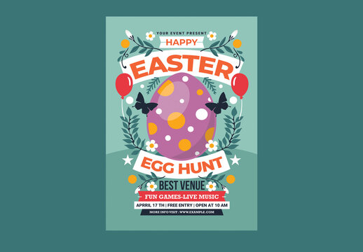 Easter Egg Hunt Flyer