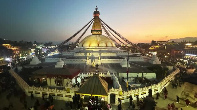 the mighty Boudhanath stupa in nepal. 