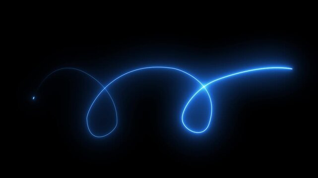 neon glowing zigzag line with upward arrow on black background, representing growth trend, progress, and rising performance.