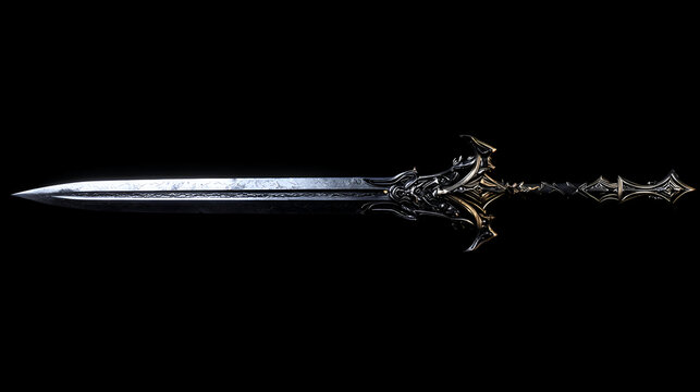sword on black