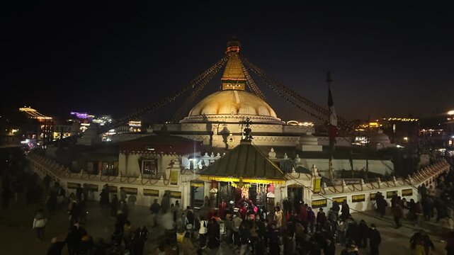 the mighty Boudhanath stupa in nepal. 