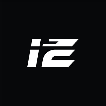 Minimalist ie letter logo graphic design element with minimalist