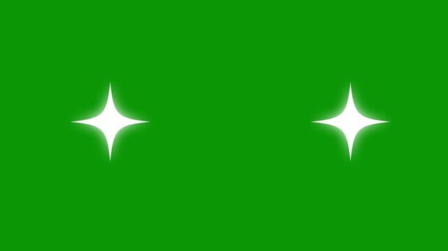 Green stripes with white stars in a dark background creating a festive and celebratory mood for event promotions
