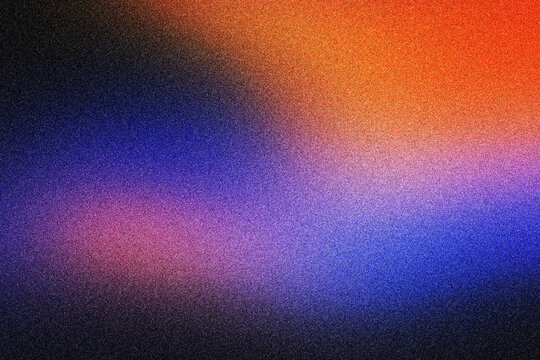 Vibrant Orange Purple Abstract Grainy Gradient Background Textur