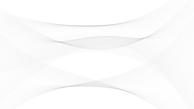 Abstract Waves of Thin Monoline Lines Motion Background