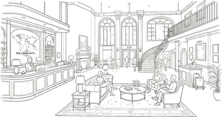 Obraz premium sketch of a house