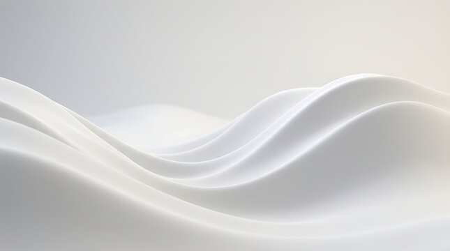 Soft minimalist white waves abstract surface background with abstract minimalist background geometric wallpaper aesthetic