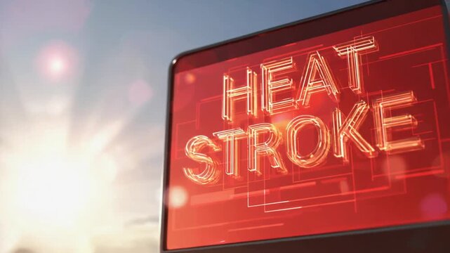 Heatstroke warning.