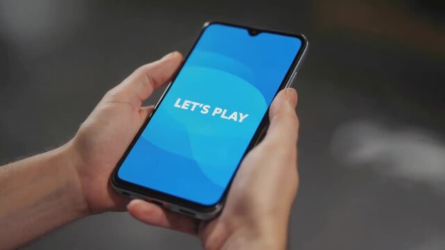 "Let's play" message.