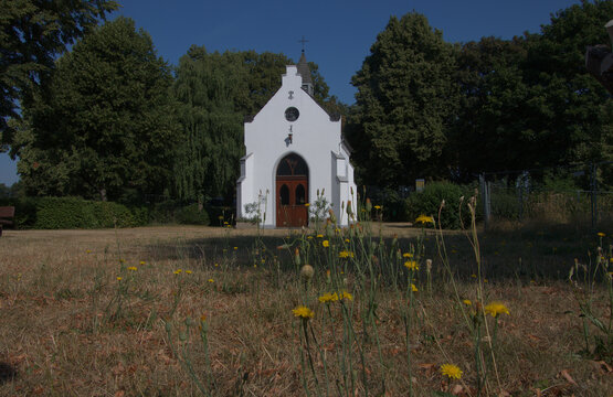 Peaceful View of Antonius Chapel (Antoniuskapelle) in W&uuml;rselen-Pley  