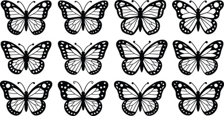 Twelve black and white detailed line © MST Hasina