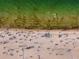 Baltic Sea beach in Gdansk Brzezno at summer, Poland. © Patryk Kosmider