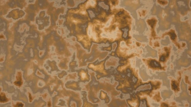 Seamless looping video showing an abstract background of swirling brown and beige organic textures.